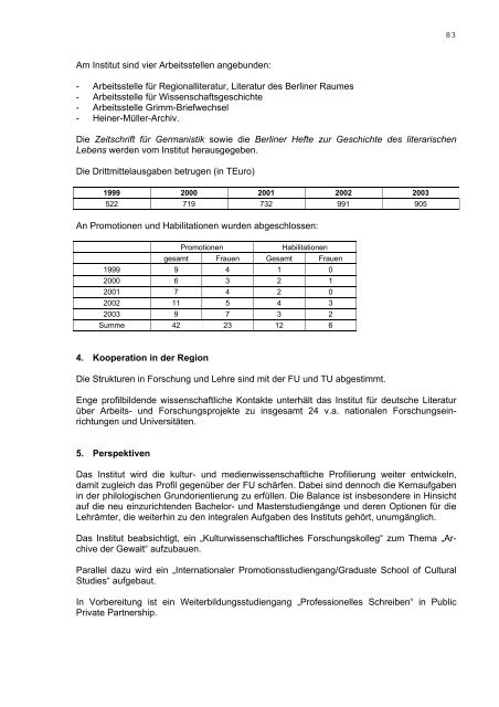 Aktueller Hochschulstrukturplan (Juni 2004) - Humboldt-UniversitÃ¤t ...