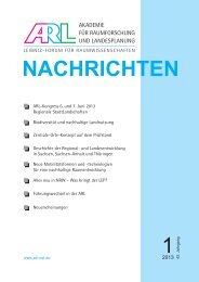 NACHRICHTEN 1 - Publikationen - ARL