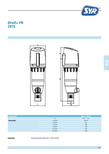 Katalog Anwendungstechnik 2013 - Syr