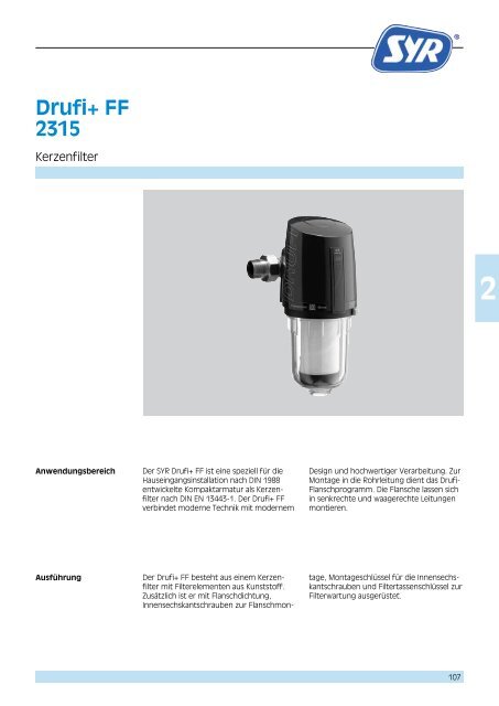 Katalog Anwendungstechnik 2013 - Syr