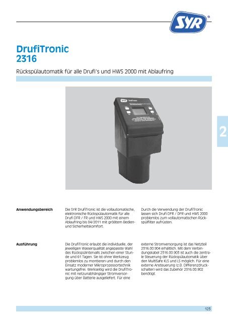 Katalog Anwendungstechnik 2013 - Syr