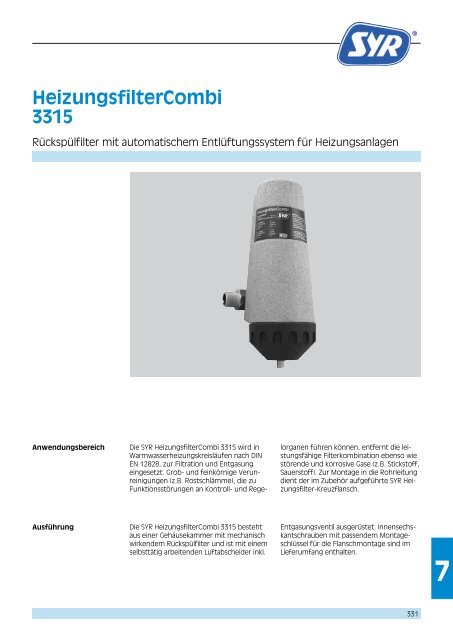 Katalog Anwendungstechnik 2013 - Syr