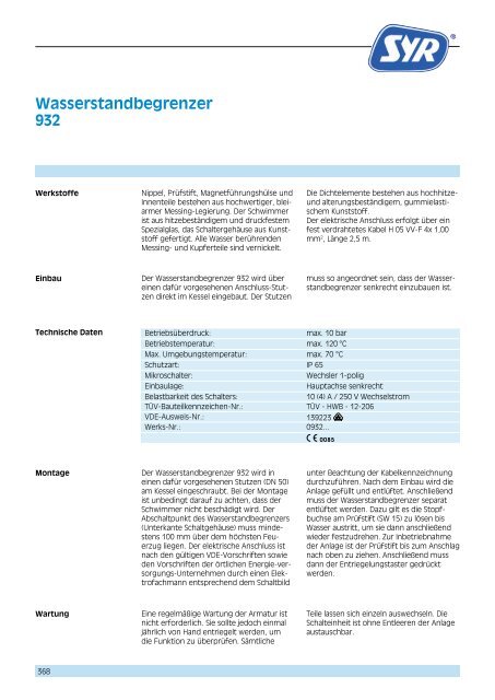 Katalog Anwendungstechnik 2013 - Syr