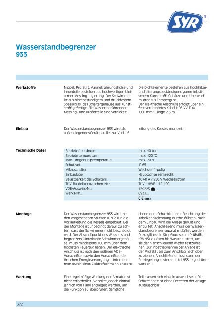 Katalog Anwendungstechnik 2013 - Syr