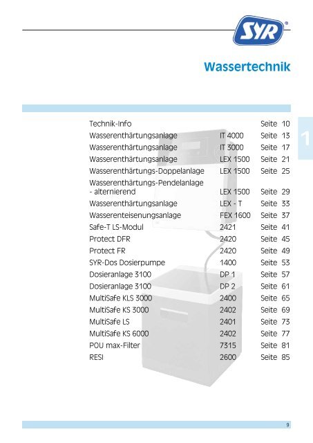 Katalog Anwendungstechnik 2013 - Syr