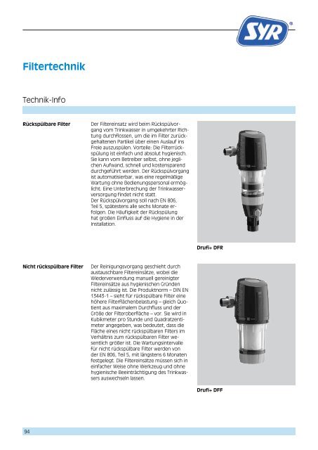 Katalog Anwendungstechnik 2013 - Syr