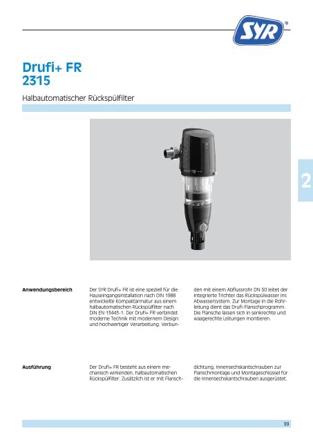 Katalog Anwendungstechnik 2013 - Syr