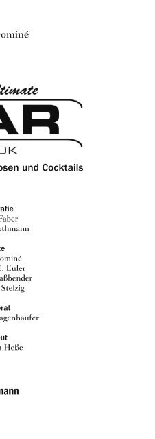 Die Welt der Spirituosen und Cocktails