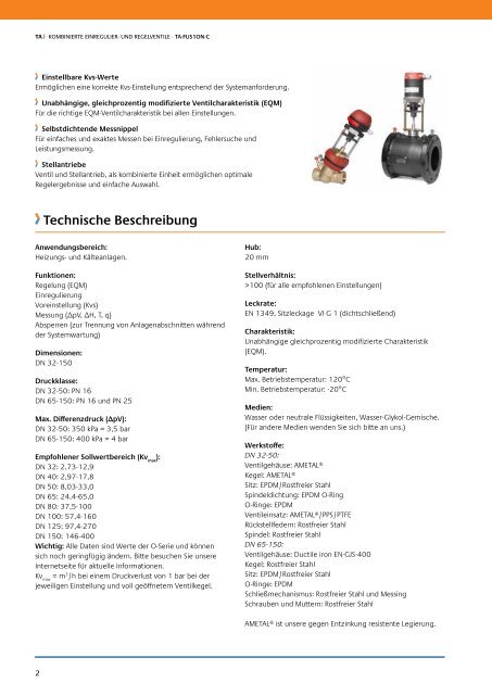 TA-FUSION C - FKR Regeltechnik KG