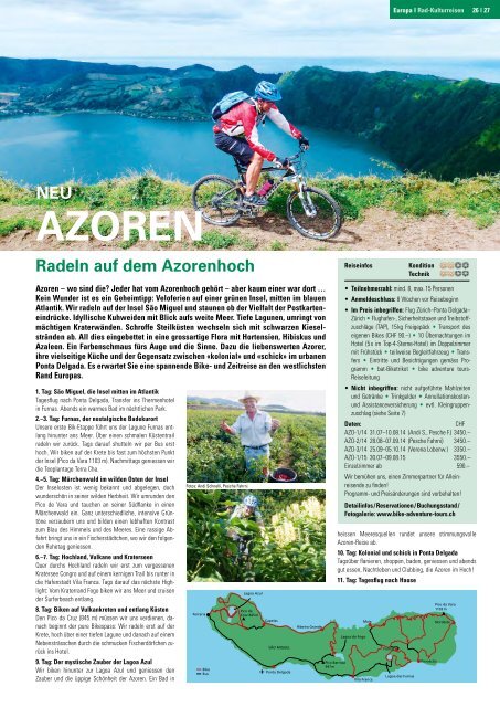 Rad Kulturreisen Mountainbikereisen