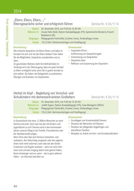 programm 2013/2014 - AWO Landesverband Bayern