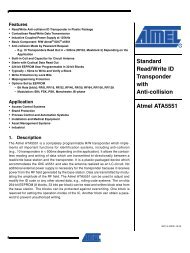 Standard Read/Write ID Transponder with Anti ... - Atmel Corporation
