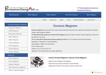 Ceramic Magnets