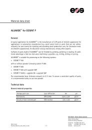 Material data sheet ALUMIDE® for EOSINT P