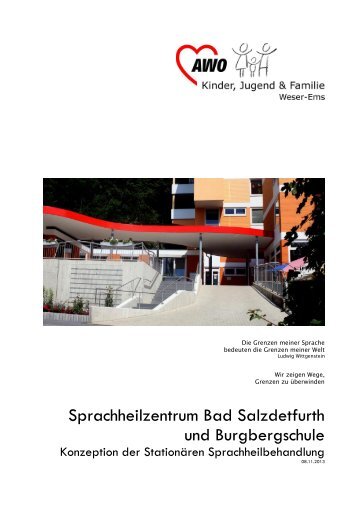 Konzeption der Stationären Sprachheilbehandlung - AWO ...