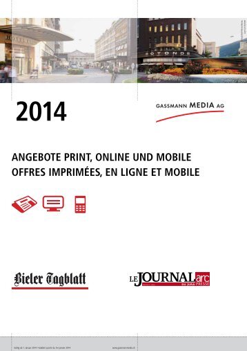 Tarifdokumentation Bieler Tagblatt und Journal du Jura als PDF