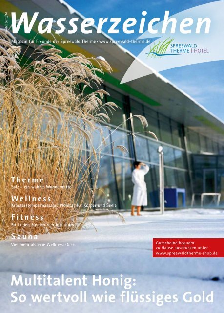 Wasserzeichen Ausgabe Winter 2013 2014 Spreewald Therme