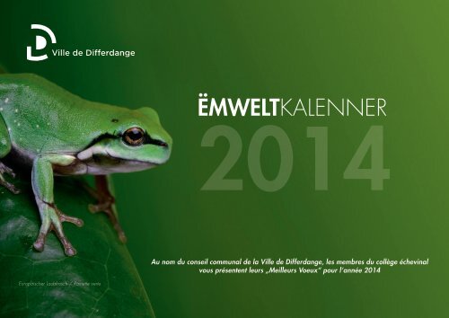 Ëmweltkalenner 2014 - Differdange
