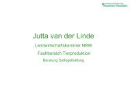 Jutta van der Linde, Landwirtschaftskammer Nordrhein