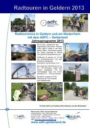 www.adfc-gelderland.de Radtourismus in Geldern und am ...