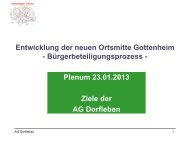 Präsentation AG Dorfleben zum 2. Plenum am 23. Jan ... - Gottenheim