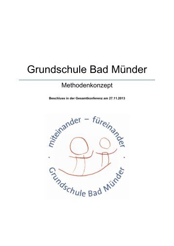 Methodenkonzept - Grundschule Bad Münder