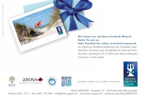 Geschenk - Ideen 2014 (PDF) - Hotel Neptun