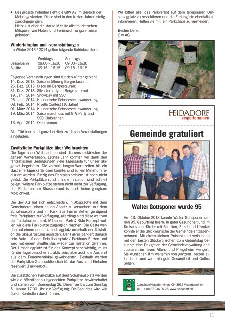Gemeinde-Info - Heidadorf