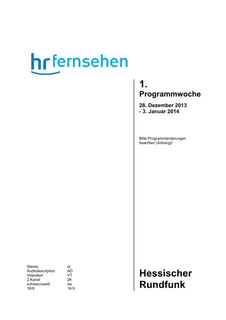 Programm Hrfs 28 12 3 1 Als Pdf Hessischer Rundfunk
