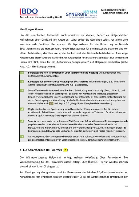 KLIMASCHUTZKONZEPT HELGOLAND Integriertes kommunales ...