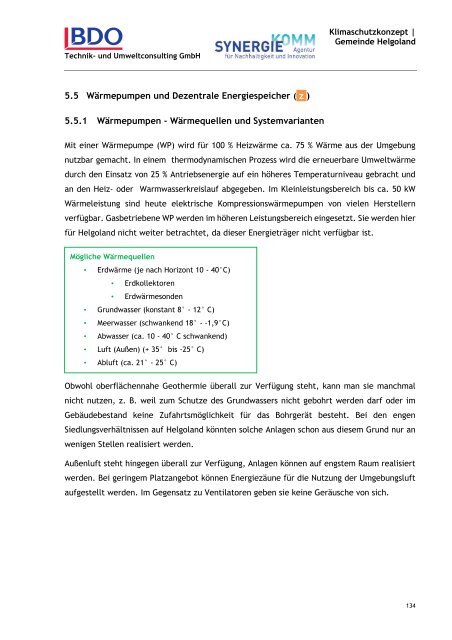 KLIMASCHUTZKONZEPT HELGOLAND Integriertes kommunales ...