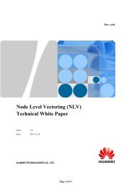 Node Level Vectoring(NLV) technical white paper - Huawei