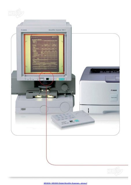 MS300II / MS350II Digital Microfilm Scanners
