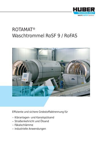 ROTAMAT® Waschtrommel RoSF 9 / RoFAS