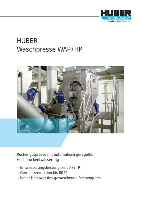 HUBER Waschpresse WAP/HP