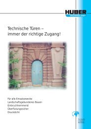 Technische Türen – immer der richtige Zugang!