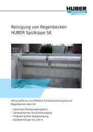 Reinigung von Regenbecken