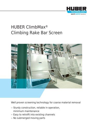 HUBER ClimbMax® Climbing Rake Bar Screen