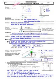 Die mechanische ARBEIT 1 von 3 - H. Klinkner