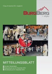 Burgberger Mitteilungsblatt Nr. 24/2013