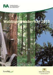 Waldzustandsbericht 2013 - Forstliche Versuchs