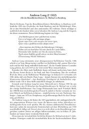 Andreas Lang (â  1502). Abt des ... - Bezirk Oberfranken