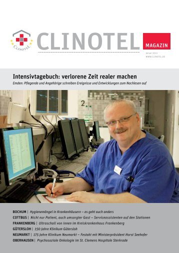 Intensivtagebuch: verlorene Zeit realer machen - CLINOTEL ...