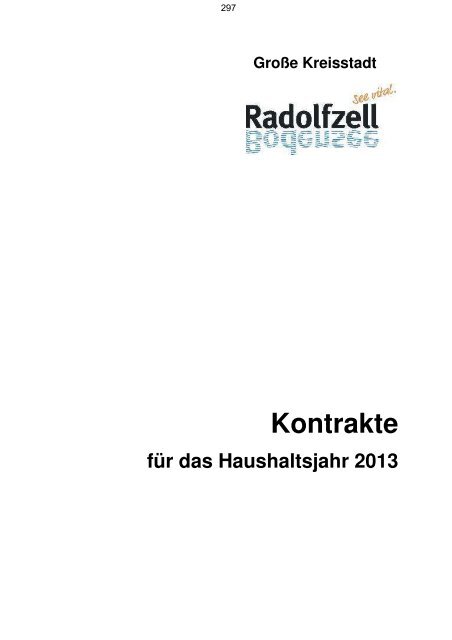 Haushaltsplan 2013 (6891.02KB) - Radolfzell