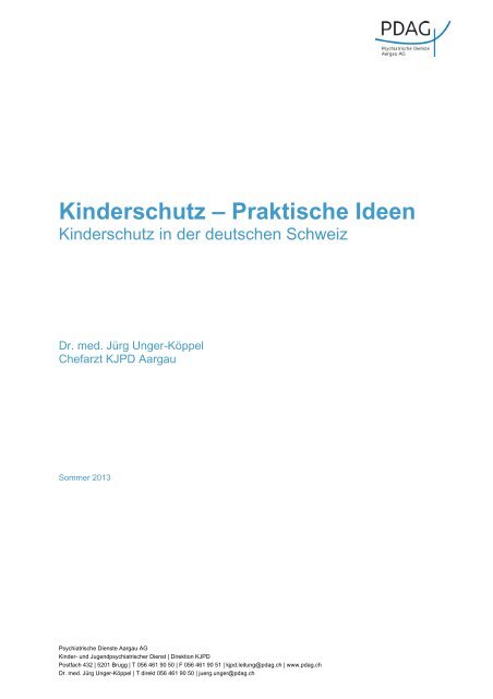 Kinderschutz – Praktische Ideen - Psychiatrische Dienste Aargau AG
