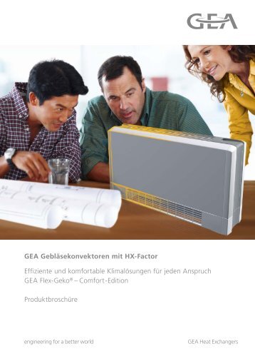 GEA Gebläsekonvektoren mit HX-Factor - GEA Heat Exchangers