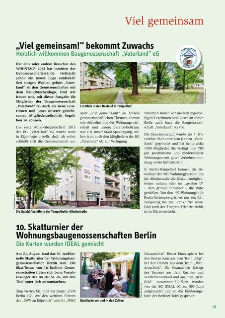 bbg intern 68 - Berliner Baugenossenschaft eG