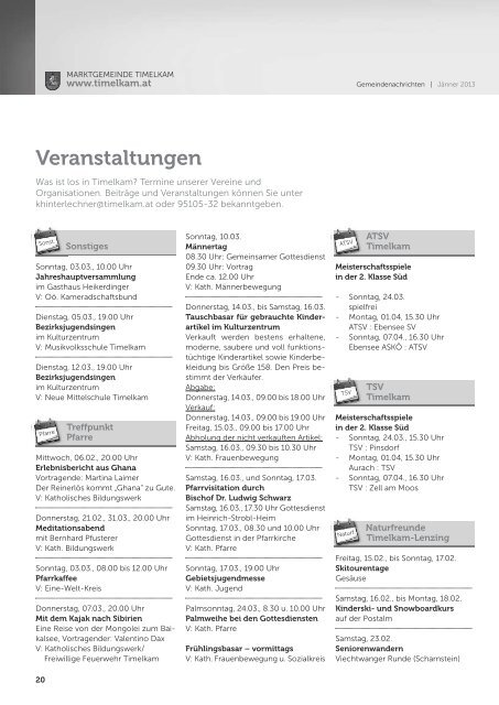 GEMEINDENACHRICHTEN - Bürgermeister Zeitung