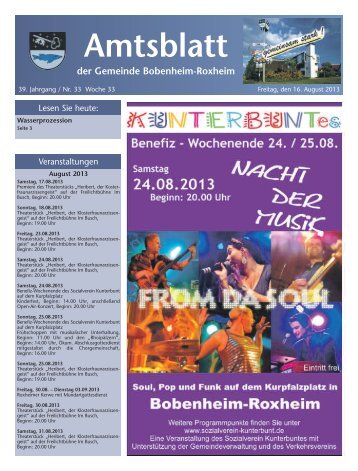 Amtsblatt - Gemeinde Bobenheim-Roxheim