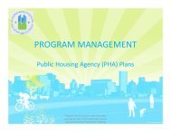 PROGRAM MANAGEMENT - HUD